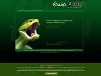 reptile-food.de Webseite Vorschau