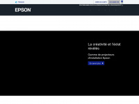 epson.fr Webseite Vorschau