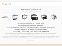 wersi-studio-kalb.de Webseite Vorschau