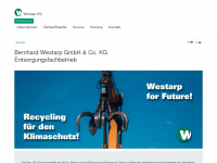 westarp-kg.de Webseite Vorschau