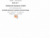 west-elektronik.de Webseite Vorschau
