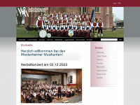westerheimer-musikanten.de Webseite Vorschau