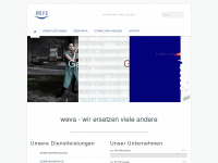 weva.de Webseite Vorschau