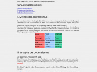 journalismus-abc.de Webseite Vorschau
