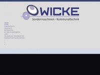 wicke-maschinen.com Webseite Vorschau