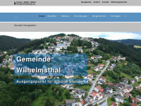 wilhelmsthal.de Webseite Vorschau