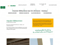 holzbau-dirr.de Webseite Vorschau