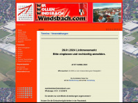 windsbach.com Webseite Vorschau