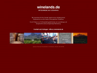 winelands.de Webseite Vorschau