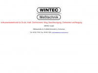wintec-messtechnik.de Webseite Vorschau