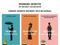 heumanntee.de Webseite Vorschau