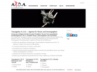 aida-dance.de Webseite Vorschau