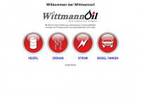 wittmannoil.de Webseite Vorschau