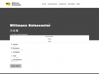 wittmann-reisecenter.de Webseite Vorschau