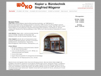 woegerer-buerotechnik.de Webseite Vorschau