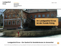 landgasthof-erras.de Webseite Vorschau