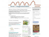 forum-baugemeinschaften.de Webseite Vorschau