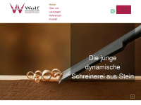 wolfholzwerkstaetten.de Webseite Vorschau