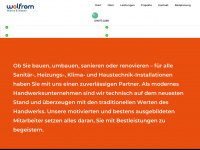 wolfrom.de Webseite Vorschau