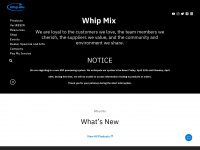 whipmix.com Webseite Vorschau