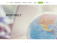 wort-welt.com Webseite Vorschau