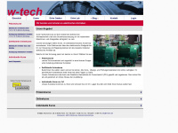 w-tech.de Webseite Vorschau