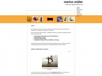 marion-mueller.com Webseite Vorschau