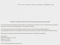 wuerzburger-zaunbau.de Webseite Vorschau