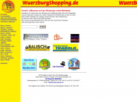 wuerzburgshopping.de Webseite Vorschau
