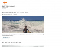 surfersdreamland.de Webseite Vorschau