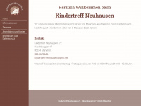 kindertreff-neuhausen.de Webseite Vorschau
