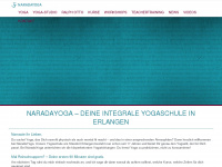 naradayoga.com Webseite Vorschau