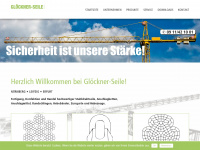 gloeckner-seile.de Webseite Vorschau