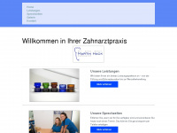 zahnarzt-dr-hack.de Webseite Vorschau