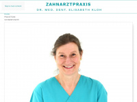 zahnarzt-kloh.de Webseite Vorschau
