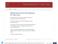 zahnarzt-lang-schwandorf.de Webseite Vorschau