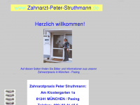 zahnarzt-peter-struthmann.de Webseite Vorschau