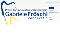 zahnarztpraxis-froeschl.de Webseite Vorschau
