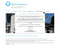 zahnarzt-salamon.de Webseite Vorschau
