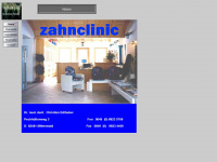zahnclinic.de Webseite Vorschau