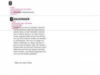 zausinger.de Webseite Vorschau
