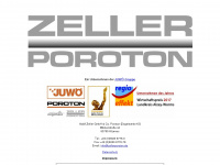 zeller-poroton.de Webseite Vorschau