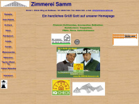zimmerei-samm.de Webseite Vorschau