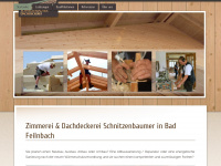 zimmerei-schnitzenbaumer.de Webseite Vorschau