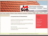 zimmerei-suess.com Webseite Vorschau