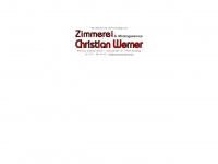 zimmerei-werner.de Webseite Vorschau