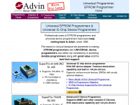 advin.com Webseite Vorschau