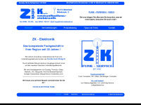 zk-elektronik.de Webseite Vorschau