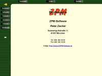 zpm-software.de Webseite Vorschau