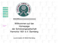 hamoniabamberg.de Webseite Vorschau